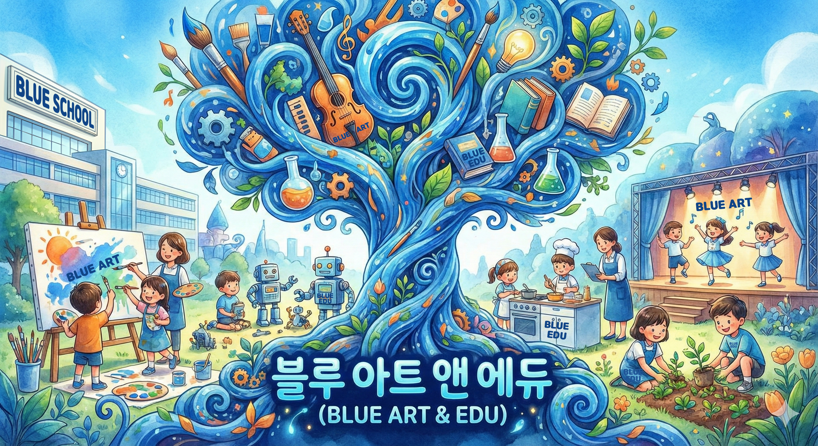 블루 아트 앤 에듀